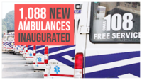 Vijayawada: Fleet of 1,088 ambulances flagged-off for active duty 