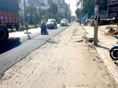 Sarjapur Road work begins, but only in patches