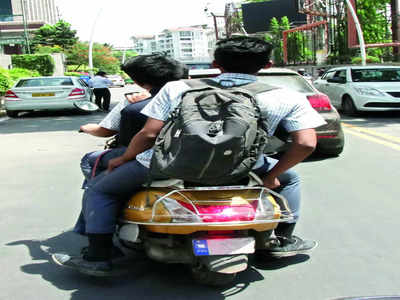 Mind your head: 754 caught without helmets in just 1 day