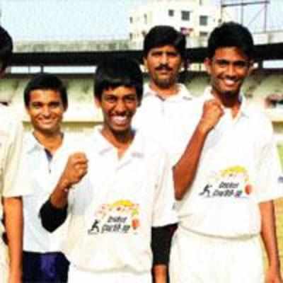 Two cricket champs selected in state 'under 16' team, one selected in reserves