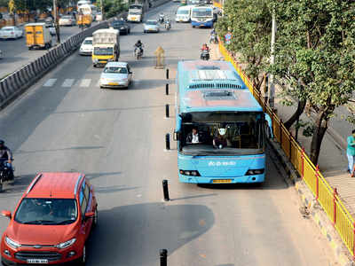 One-way road on ORR bus priority lane to ease traffic