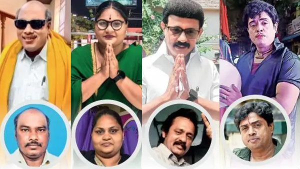 Tamil Nadu assembly elections 2026: Kalaignar, M G Ramachandran, J Jayalalithaa, M K Stalin lookalikes star at election campaigns