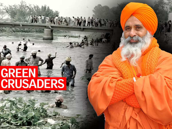 What forced a Baba to clean up an entire river