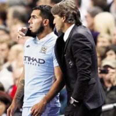 Even City boss Mancini has done a Tevez
