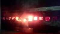 Bihar Sampark Kranti Superfast Express catches fire in Darbhanga 