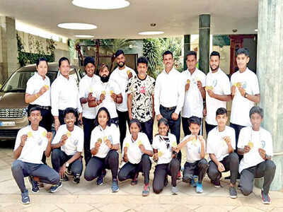 Karnataka kickboxers bag 29 gold medals national games