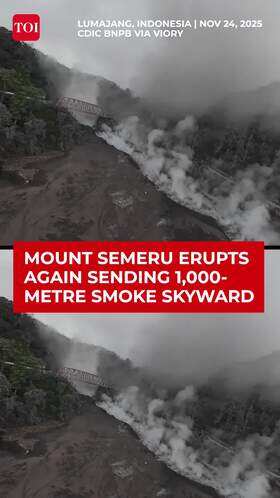 Java On Edge As Mount Semeru Volcano Roars Back To Life; &lsquo;HIGHEST ALERT&rsquo; In Indonesia