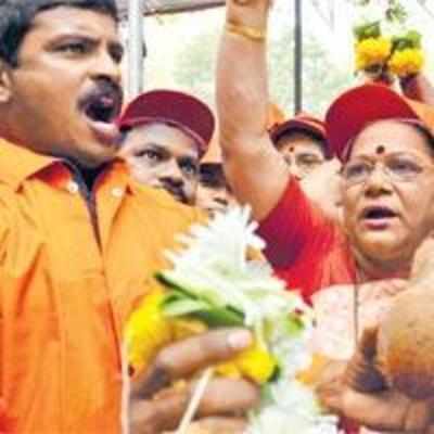 No ban on garlands, coconuts inside the temple