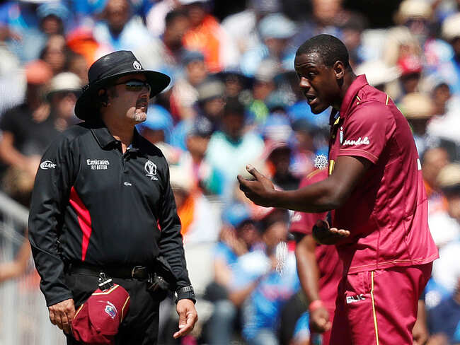 ICC World Cup: Brathwaite fined for breaching ICC Code of Conduct against India