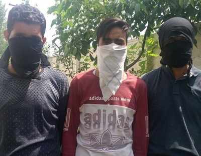 3 Hizbul suspects nabbed for luring Kashmiri youth into terrorism
