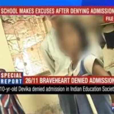 26/11 braveheart denied admission, school makes excuses