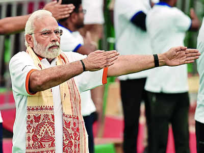 Prime Minister Narendra Modi: Yoga brings peace