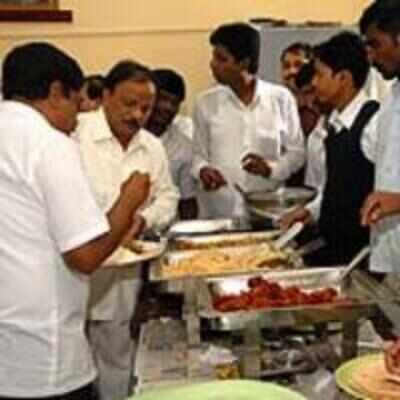 Civic food samplers busy shielding VVIP stomachs