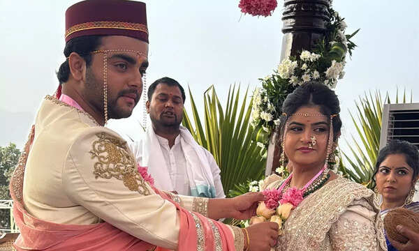 Saksshhi Mahajan and Athrva Karve tie the knot