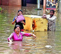 Intense showers disrupt life in city, expose infra flaws