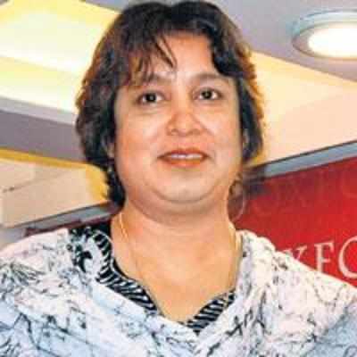 Nasreen regrets violence, denies writing the article