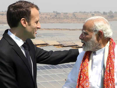 Modi, Macron inaugurate UP’s biggest solar plant