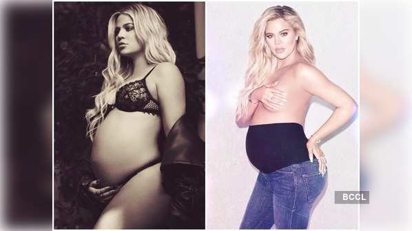 Khloe Kardashian flaunts her baby bump like no other in these racy pictures, take a look