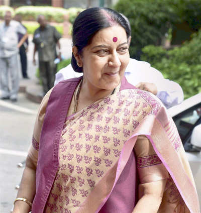 Did not urge UK to give travel docs to Lalit Modi: Sushma Swaraj