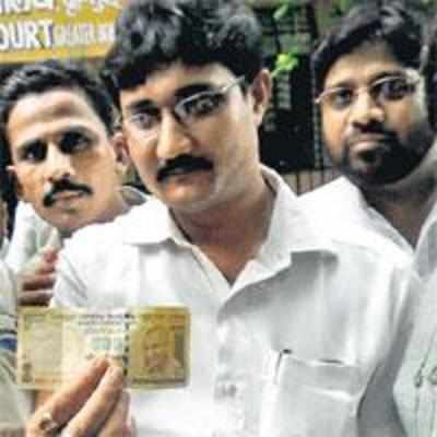 Thackeray's Rs-500 fine is NCP man's memento