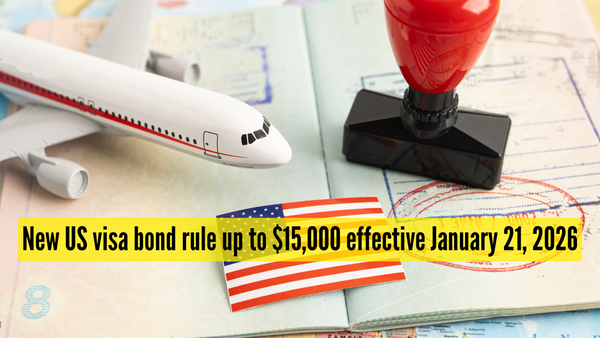 US Visa Bond of up to $15,000: Bangladesh, Nepal, and other South Asian countries in the list of affected countries