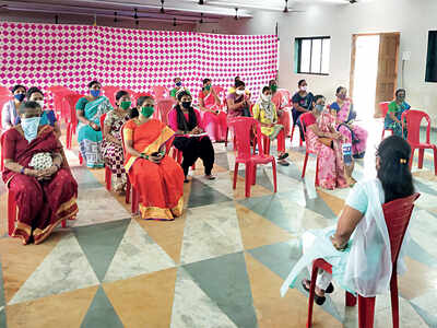 Maids receive lessons in best Covid practices