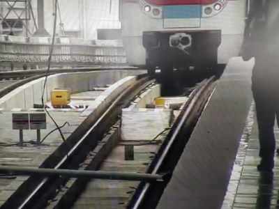 Hyderabad: Rod falls on metro rail track, train halts ahead of station