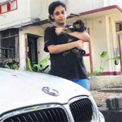 In Khar, couple puts up elaborate security with CCTV cameras and ferocious dogs to trap thieves who stole their BMW car's logo thrice