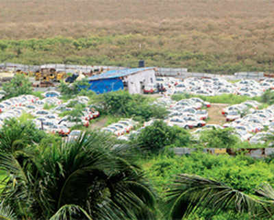 Mangrove tract allegedly cleared at Erangal in Madh