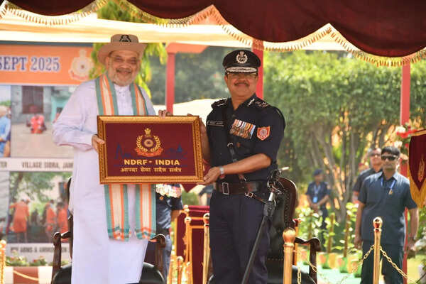 HM Amit Shah hails NDRF during President’s Colour Award ceremony in Ghaziabad