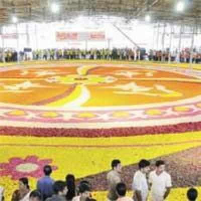 World's largest floral carpet