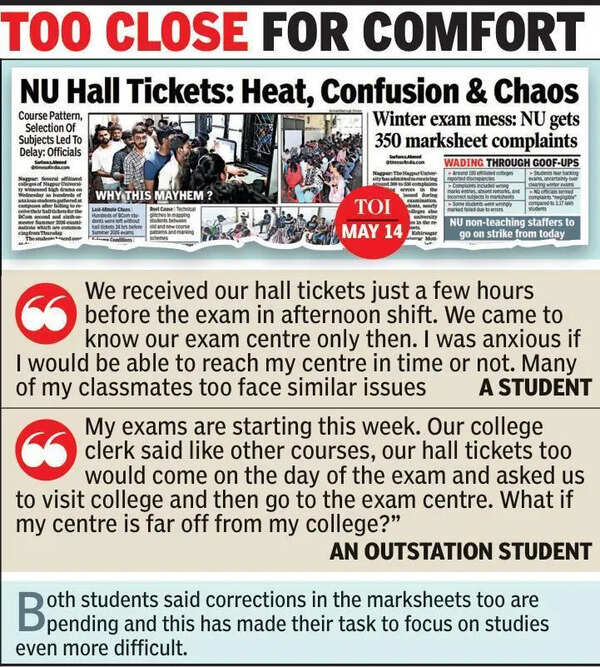 Twin Trauma: NU Winter Exam Corrections Linger, Hall Tickets Given At 11th Hour