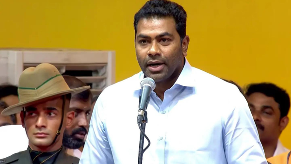Tamil Thaai Vaazhthu to be played 1st, national anthem last from now, says TVK after swearing-in faux pas