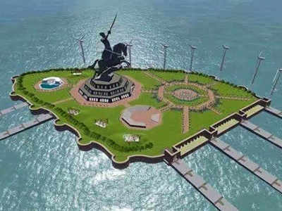 State reduced Shivaji statue height: Cong