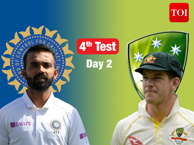 india versus australia 4th test score