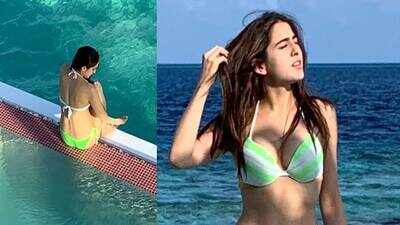 Sara Ali Khan stuns yet again in a beautiful bikini as she ...
