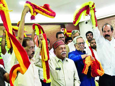 Pro-Kannada protesters demand release of activists