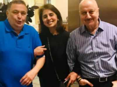 Anupam Kher pens emotional note after meeting Neetu Kapoor without Rishi Kapoor: Our shared tears made bond of those moments stronger
