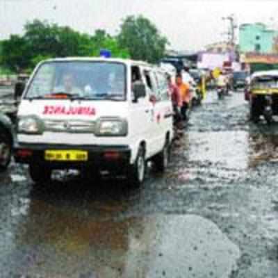 Potholes on Kalyan bridge not filled