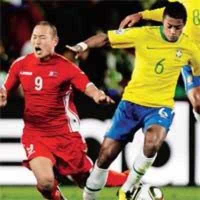 Brazil blame North Korea for dismal opening night