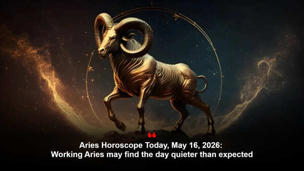 Aries Horoscope Today, May 16, 2026: Working Aries may find the day quieter than expected