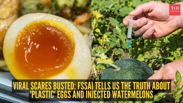 'Plastic' eggs and injected watermelons? FSSAI busts two viral food myths in one go