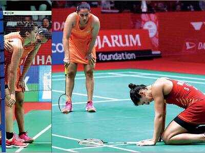 Saina Nehwal claims title after Carolina Marin limps out due to leg injury