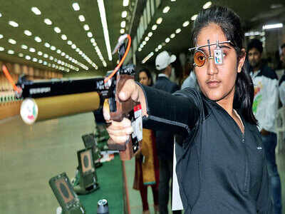 Esha Singh wins gold in 10m air pistol event