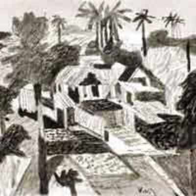 Bangladesh Drawings by K G Subramanyam