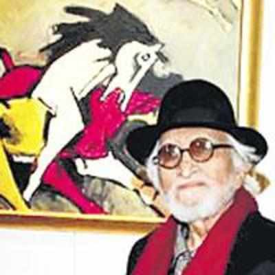 Husain's paintings run into trouble in US