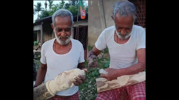 Carving opportunities out of ‘waste’ wood, Cachar artist goes global