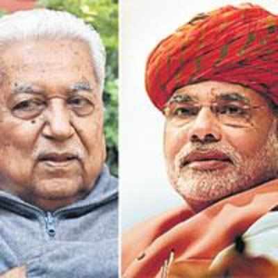 Narendra Modi calls on Keshubhai Patel