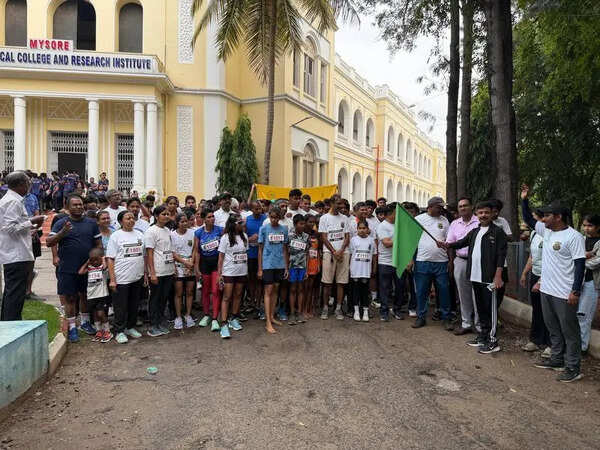 Mysureans run to keep cancer at bay