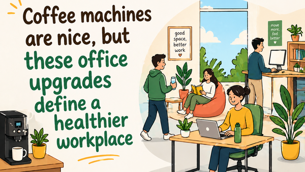 Plot twist: The healthiest offices aren’t powered by coffee